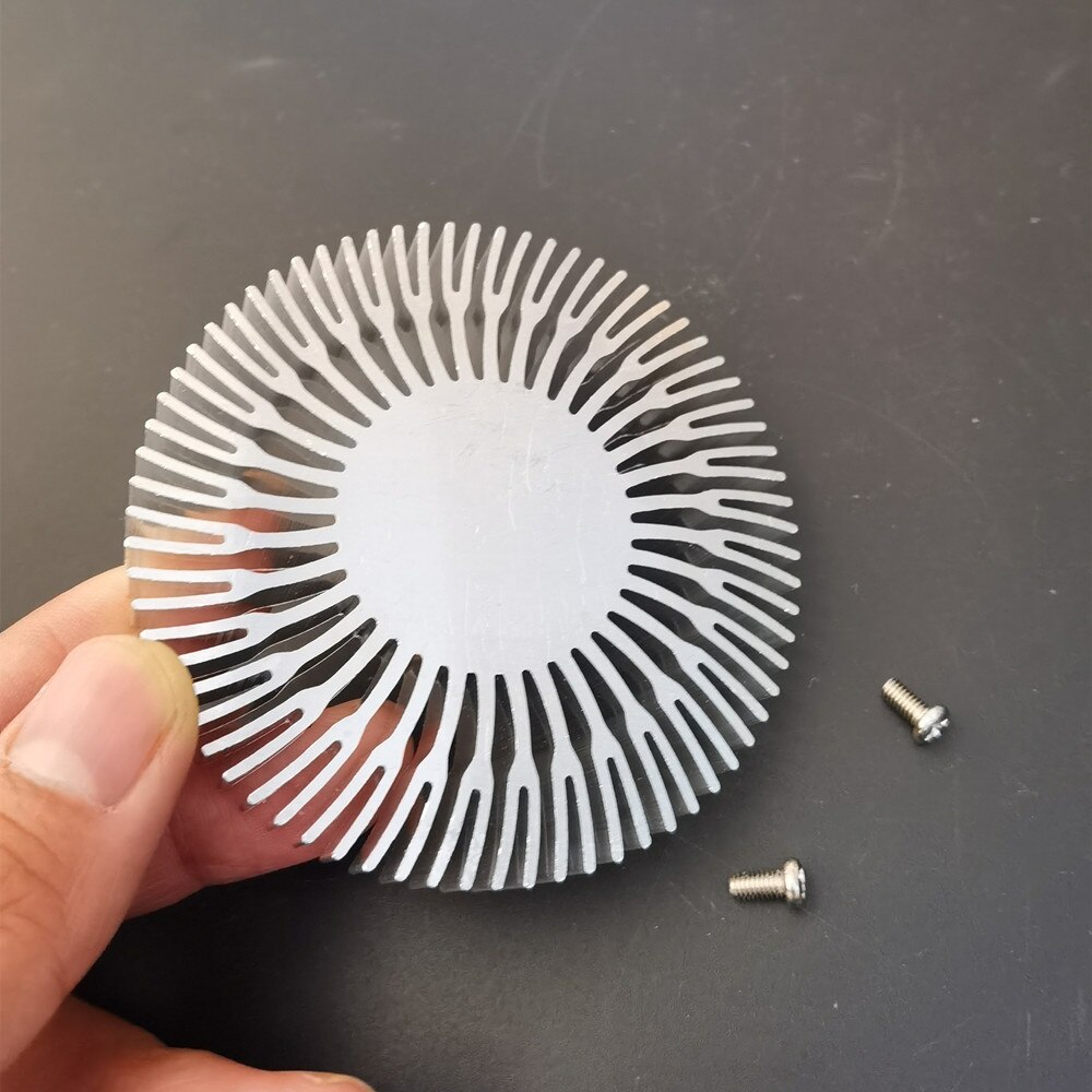 LED Heatsink Radiator Aluminum 10W Heat Sink Radiator for Household Lamp Radiator Replaceable 72x10mm