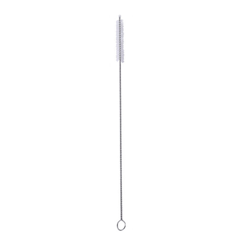 1pcs Drinking Straw Heart-shaped Straw Stainless Steel Reusable Straws Bar Boba Bubble Tea Milkshake Straight Straws Tubes: white