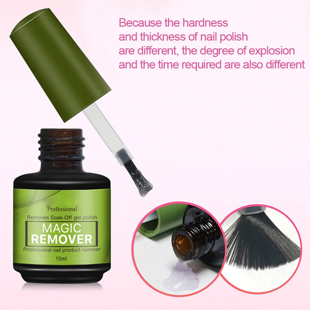 Nagellak Remover Snel Soak-Off Professionele Niet-irriterend 15 Ml @ ME88