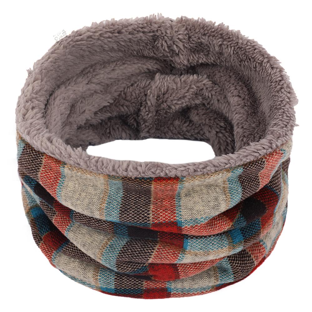 hiver en peluche foulards pour enfants anneau foulards garçon fille foulard épais cou porter accessoires enfants col en laine écharpe
