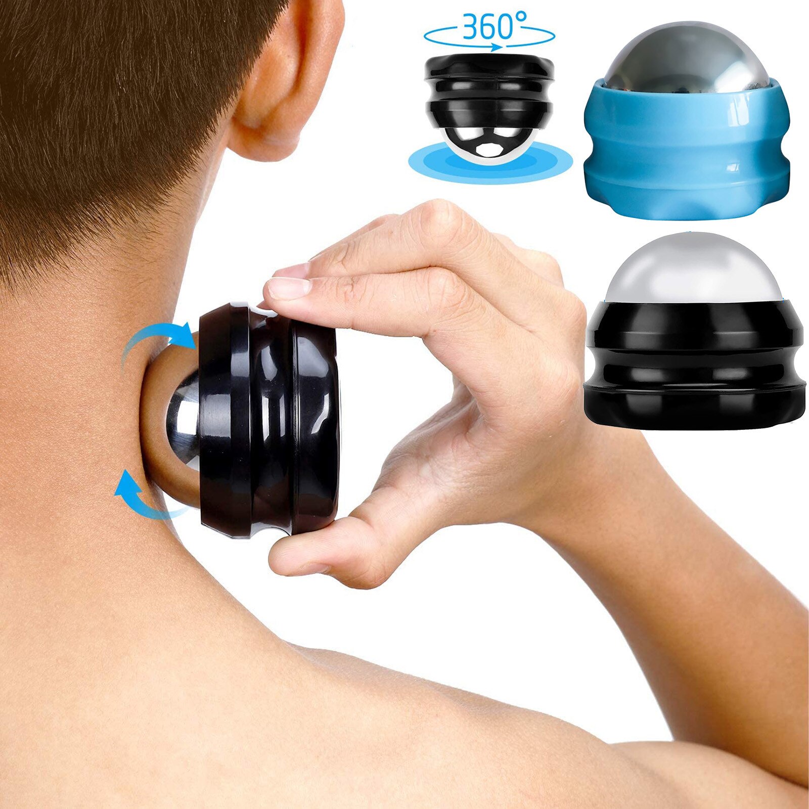 Koude Massage Roller Bal Spier Hals Professionele Myofasciale Pijnlijke Release Ball Massager Therapie Tool Massage Gezondheidszorg # G30