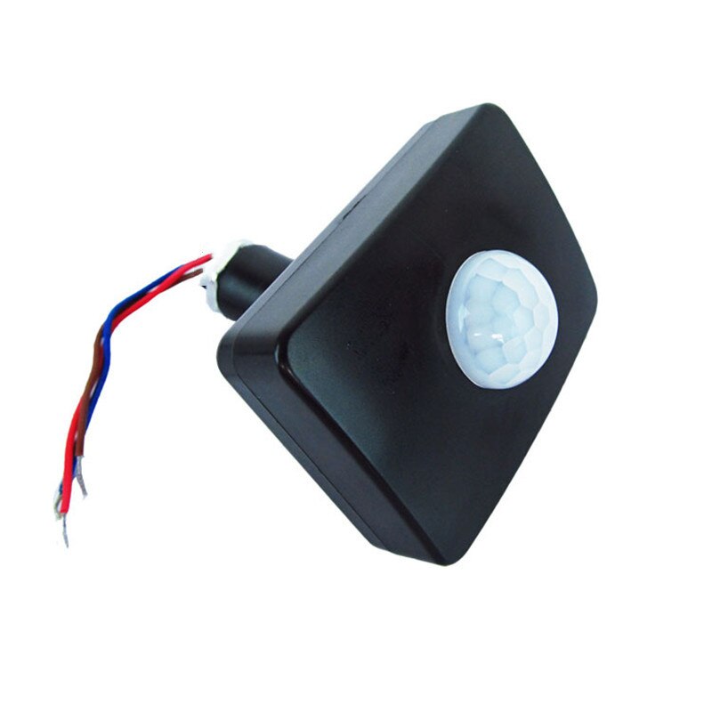 Ac 110v220v Kleine Vierkante Schijnwerper Lichaam Infrarood Sensor 100W Schijnwerper Pir Inductieve Schakelaar