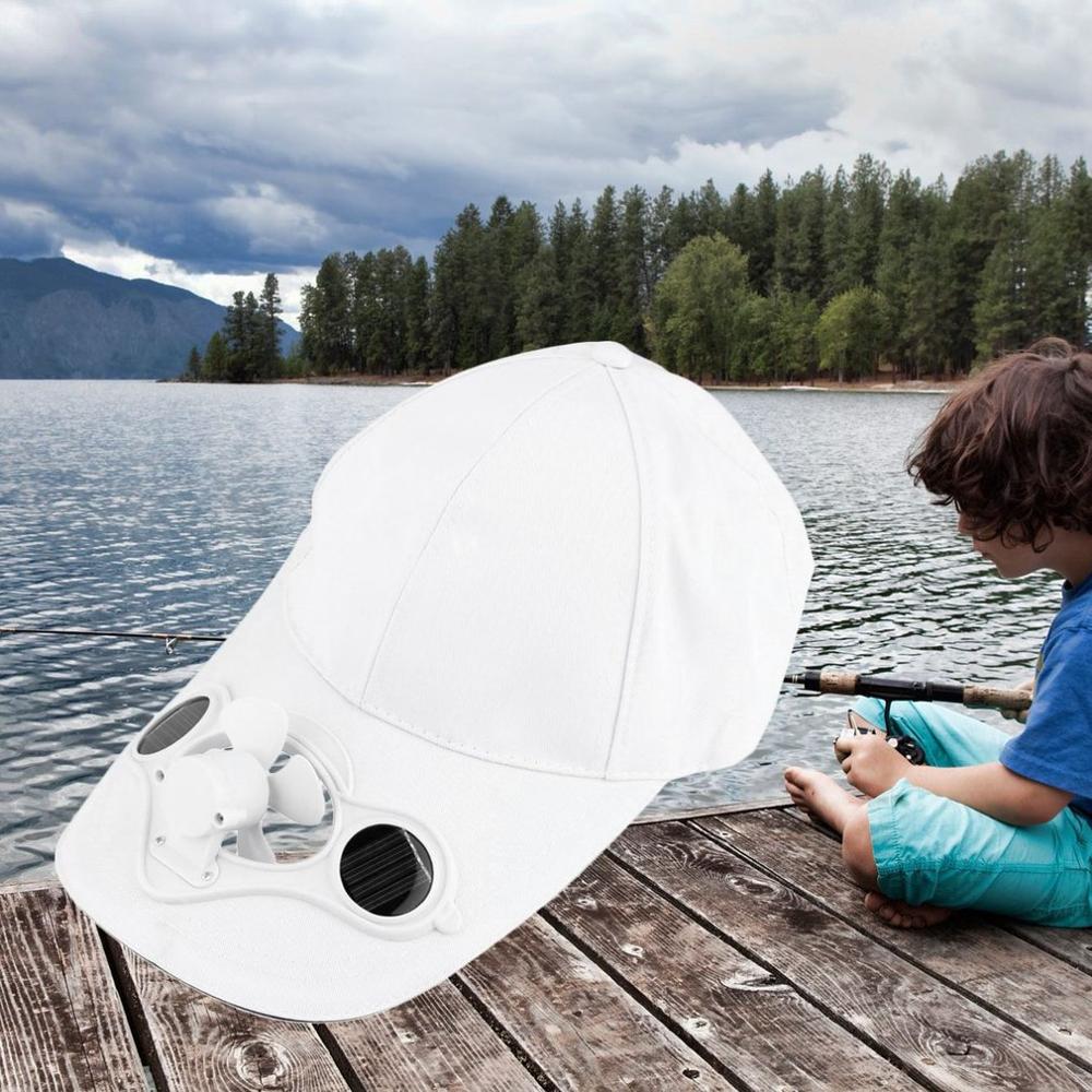 air conditioning Air Cool Fan Hat Cap With Solar Sun Power Cool Fan For Cycling Energy Save Fishing Summer