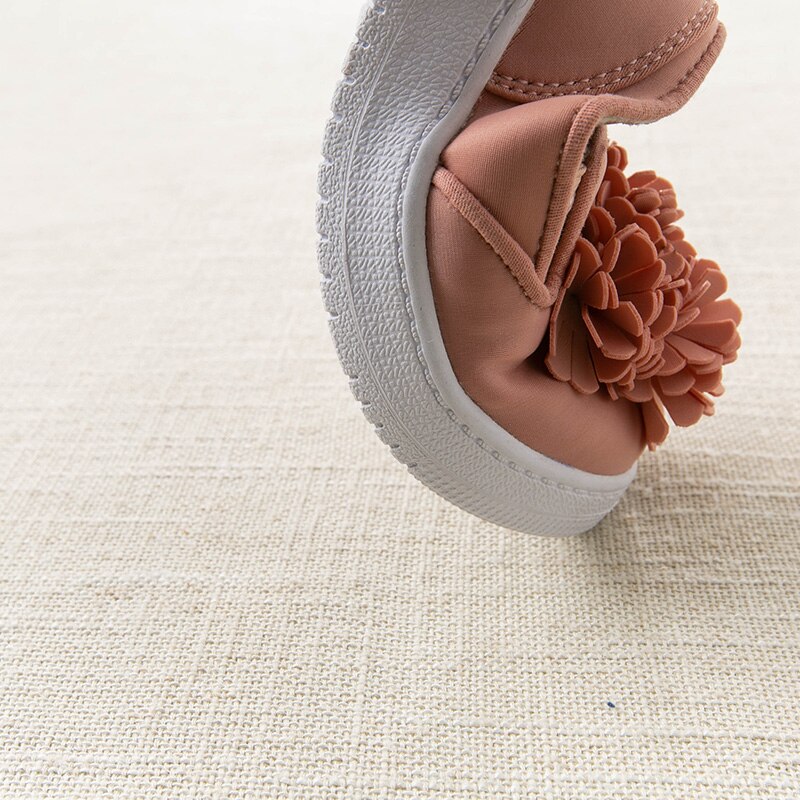 Db12912 dave bella forår baby pige solide sko født pige afslappede sko blomster sko mærke sko