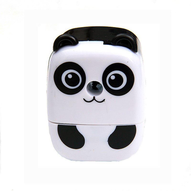 Sacapuntas de animales de dibujos animados Kawaii, papelería, para niños, bonito Panda, Tigre, cortador de lápices, herramienta, suministros de oficina y escuela: panda boy
