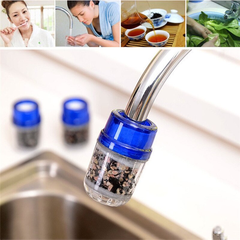 Filter Tap Kitchen Faucets Water Filter Household Water Purifier Washable Filter Water Purification Faucet Water Filter 3*5.8cm