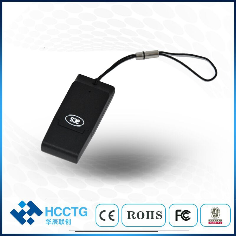 Portable Driver USB 2.0 Tablet PC External Multi Sim Smart Card Reader ACR39T-A1