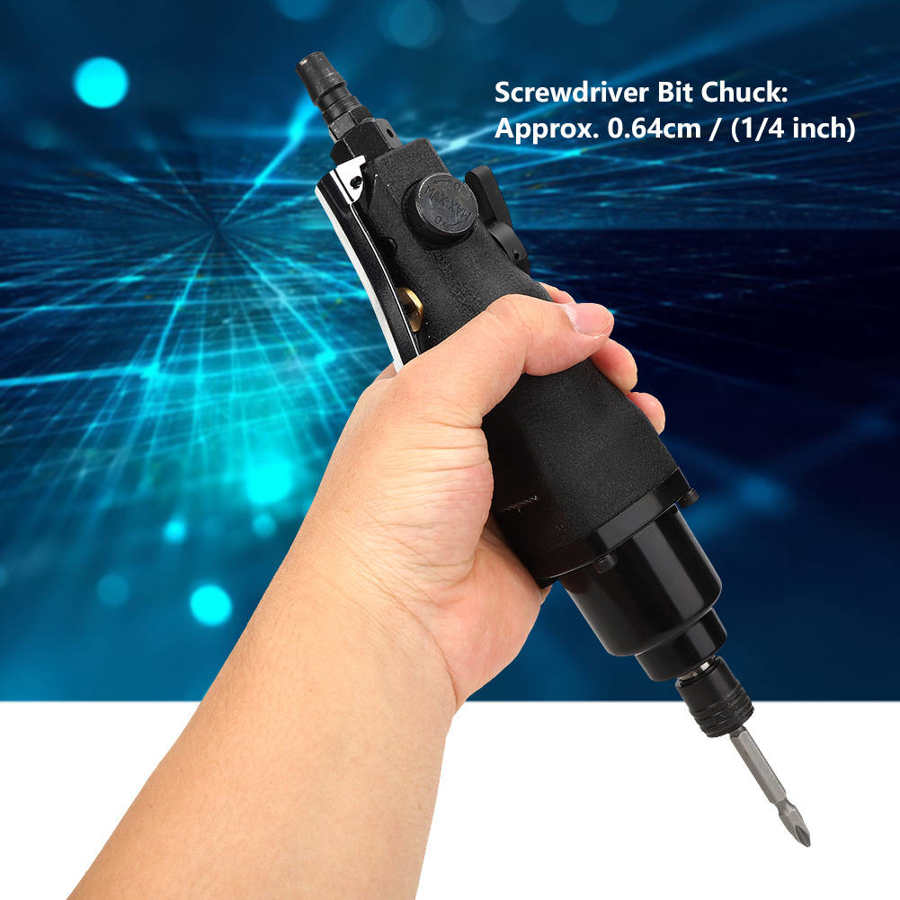 YC-3010 10H High Torque Straight Air Screwdriver 6-10mm Pneumatic Screw Assembly 8000rpm Air Adjustable Screwdriver 6.2kg/cm2