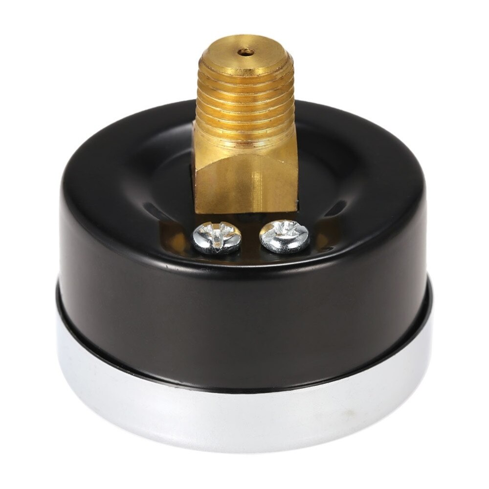 Universal Pressure Gauge Air Compressor Hydraulic Manometer 0-200 Psi 0-14 Bar Back Mnt 1/4 Inch NPT Double Scale Measure Tester