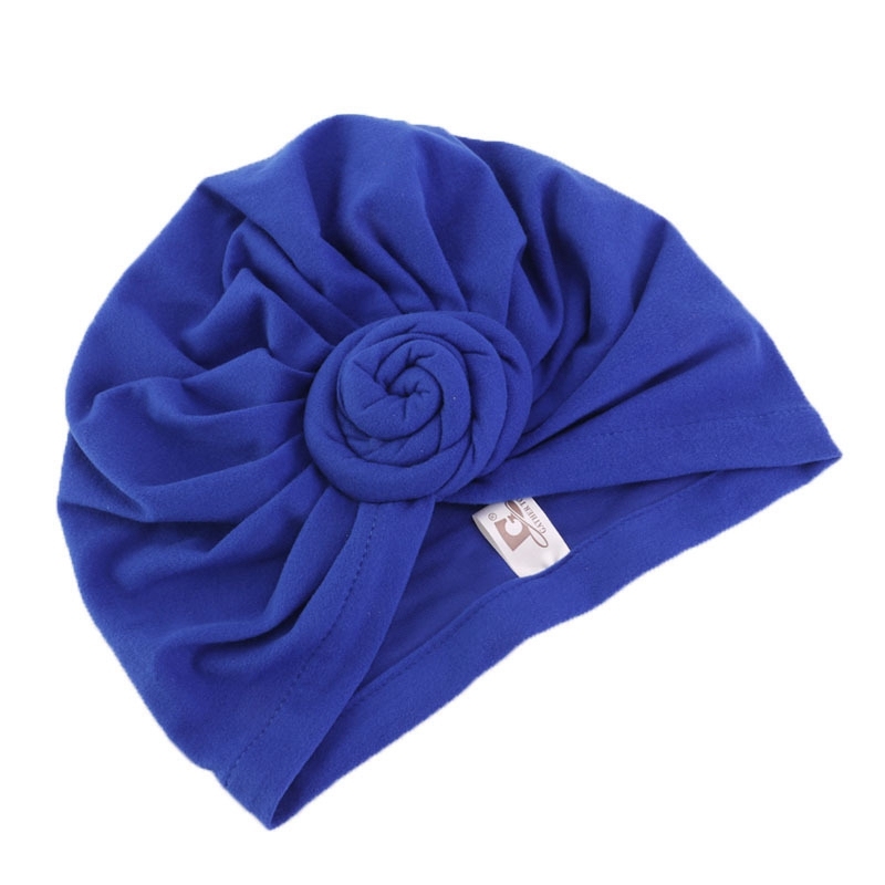 6 Colors Cotton Bonnet Hair Styling Cap Head Cover Wrap Salon Night Hat Natural Curly Hair Double Elastic Bathing Sleep Women
