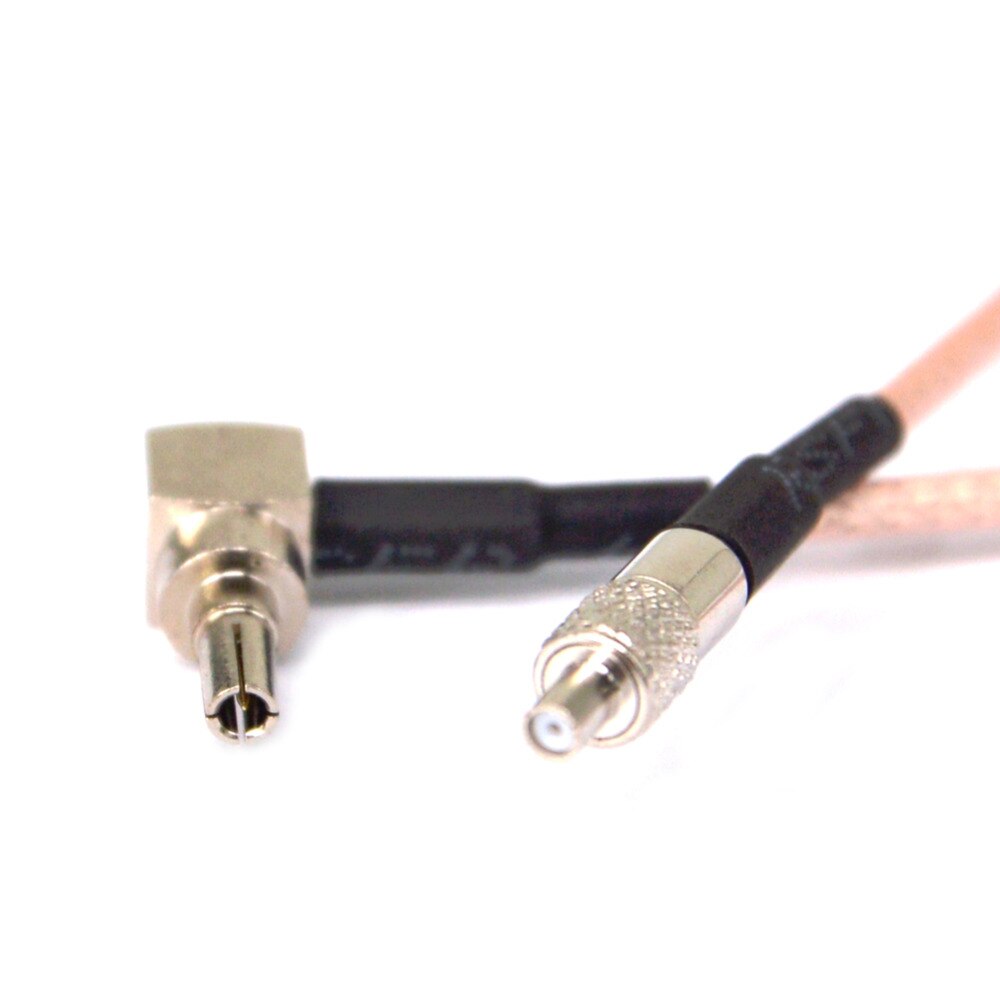 5 Stuk/partij TS9 - CRC9 Adapter TS9 Vrouwelijke Om CRC9 Mannelijke Connector Splitter Pigtail Kabel RG316 15 Cm