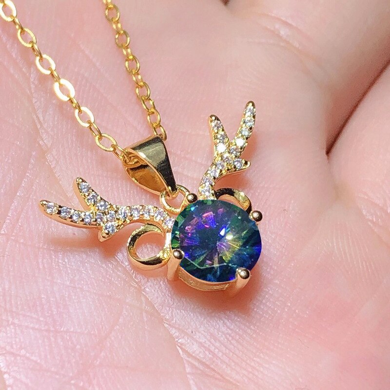 Vintage-anhänger mit 2ct moissaniten aus echtem 925 verlobungs- und hochzeitsanhänger, halskette für damen, brautschmuck