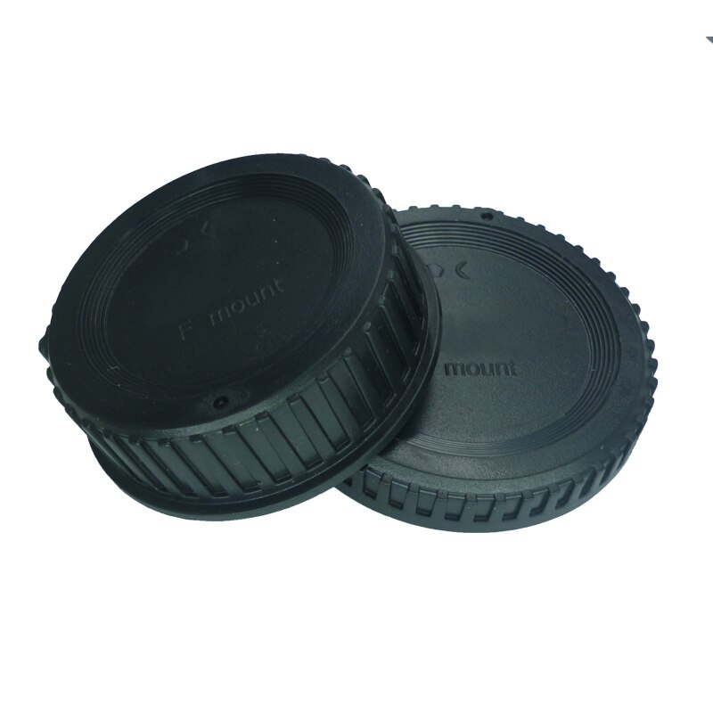 Tapa de cuerpo de cámara + tapa de lente trasera para cámara Nikon f-mount SLR/DSLR, 50 par/lote