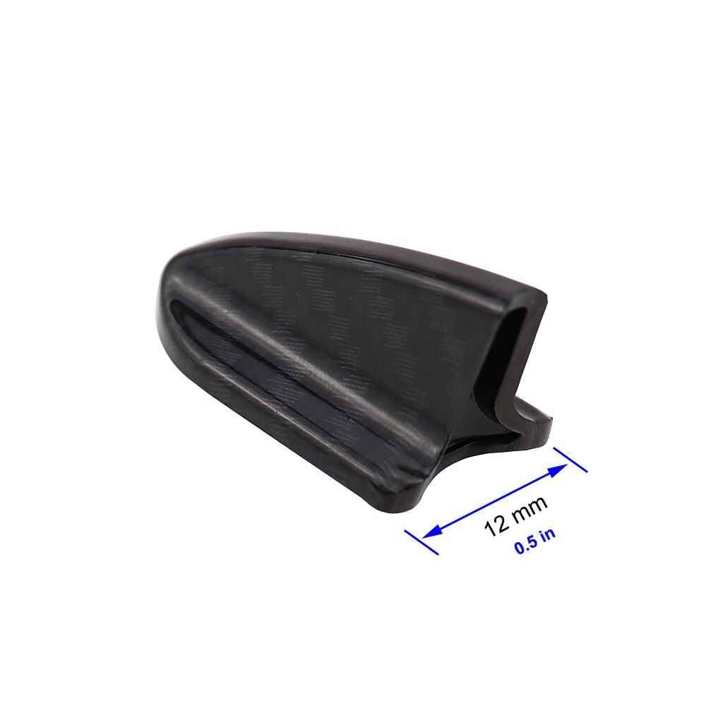 1 stücke Hai Flosse Spoiler Diffusor FlüGel Windschutzscheibe Wirbel Generator für Stoßstange Dach Windschutz Auto stimmen EVO Styling Universal-