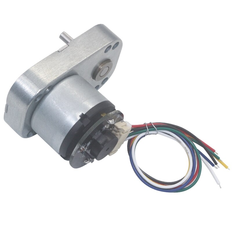 Low Speed High Torque Worm Metal Gearbox Gear Motor with Encoder Reversible Electric Geared Motor Gearmotors