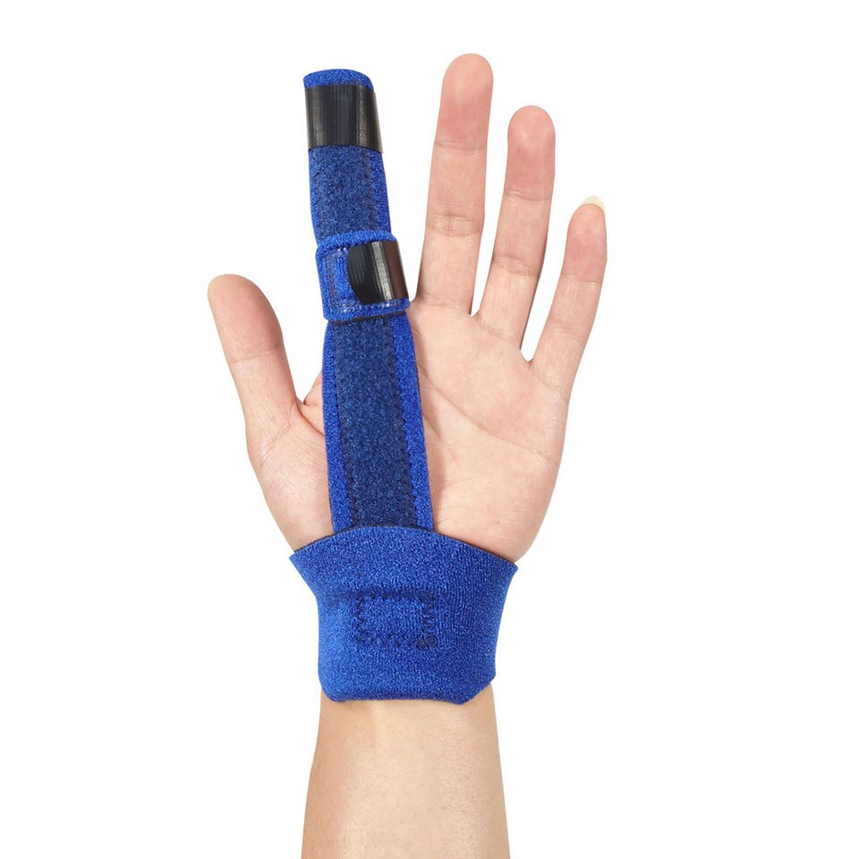 1Pcs Verstelbare Vinger Brace Trigger Vinger Spalk Rechtzetten Gebroken Gebogen Vingers Duimen Mallet Vinger Spalk Tenosynovitis