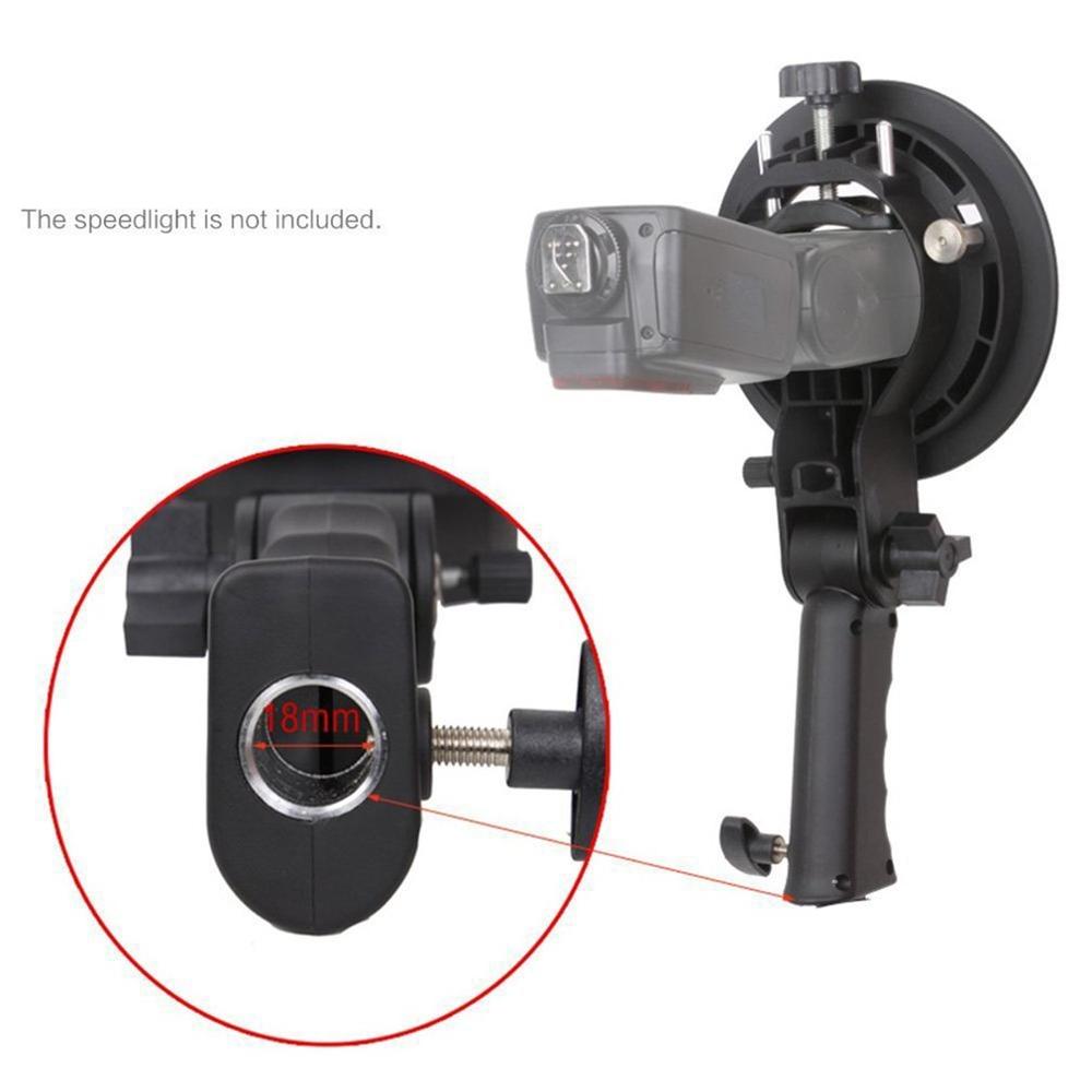 Poignée de poche support de Type S Bowens S Mount Houder voor Speedlite Flash Snoot Softbox plat de beauté Portable