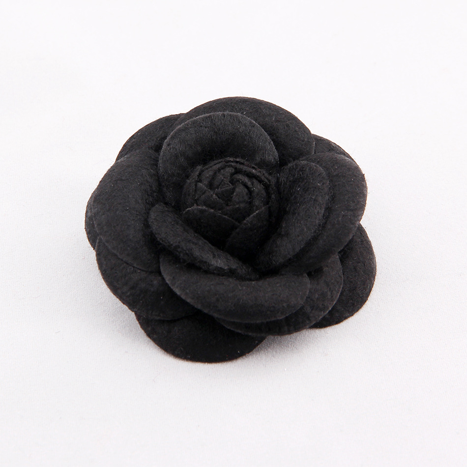 Broche pequeño de ramillete de de alta gama para hombres y mujeres, bufanda de seda de tela, hebilla, Pin, accesorios de ropa H1284: Rodio plateado