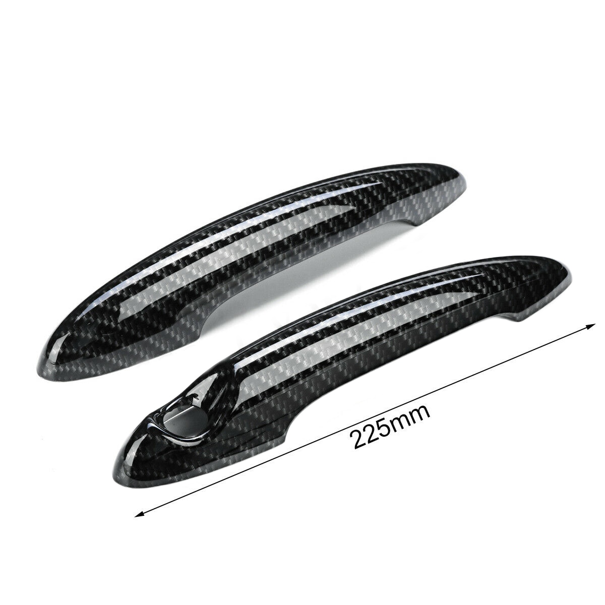 Gloss Black Carbon Fiber Car Door Handle Cover For BMW MINI Cooper S R50 R52 R53 R55 R56 R57 R58 R59 R61 Car Handle Cover