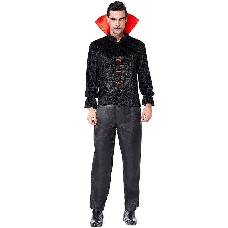 Adult Men Vampire Cosplays Halloween Dracula Scary costumes Purim Carnival parade Masquerade Nightclub Bar Role play Party dress