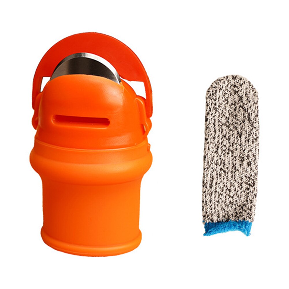 Thumb Cutter Vegetables Tomato Fruit Picker Separator Finger Tool Sharp Blade Hand Cutting Tool For Harvesting Garden Tools: C