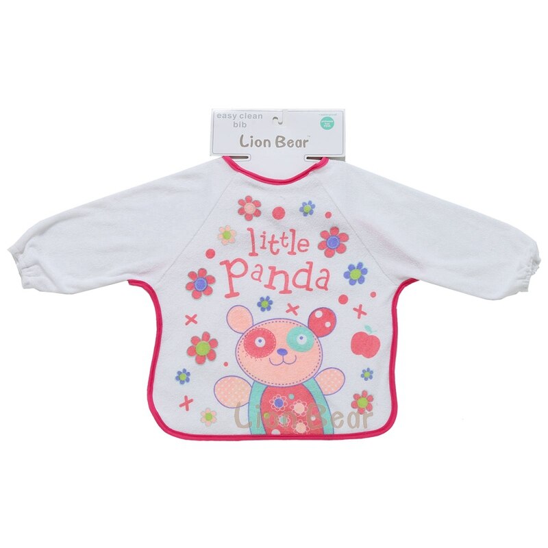 Apron baby bibs for babies Cotton waterproof Long Sleeve Smock Saliva Burp Cloth infant 6-24 Month kid baby feeding Accessories