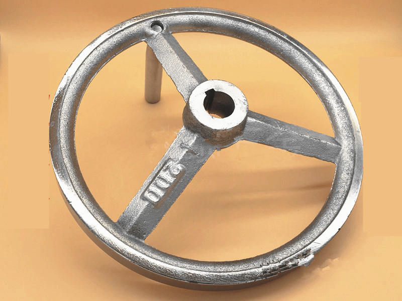 1 st cnc 3d skrivare handhjul trapetsformad blyskruvhål diameter 10mm 12mm 14mm-20 mm gjutjärn galvanisering massivt hjul