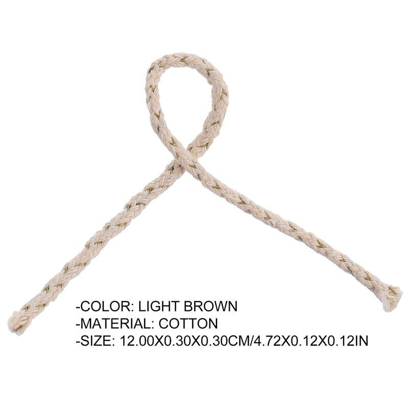 50pcs Alcohol Lamp Cotton Thread Cotton Candle Wick Rope DIY Candle Thread