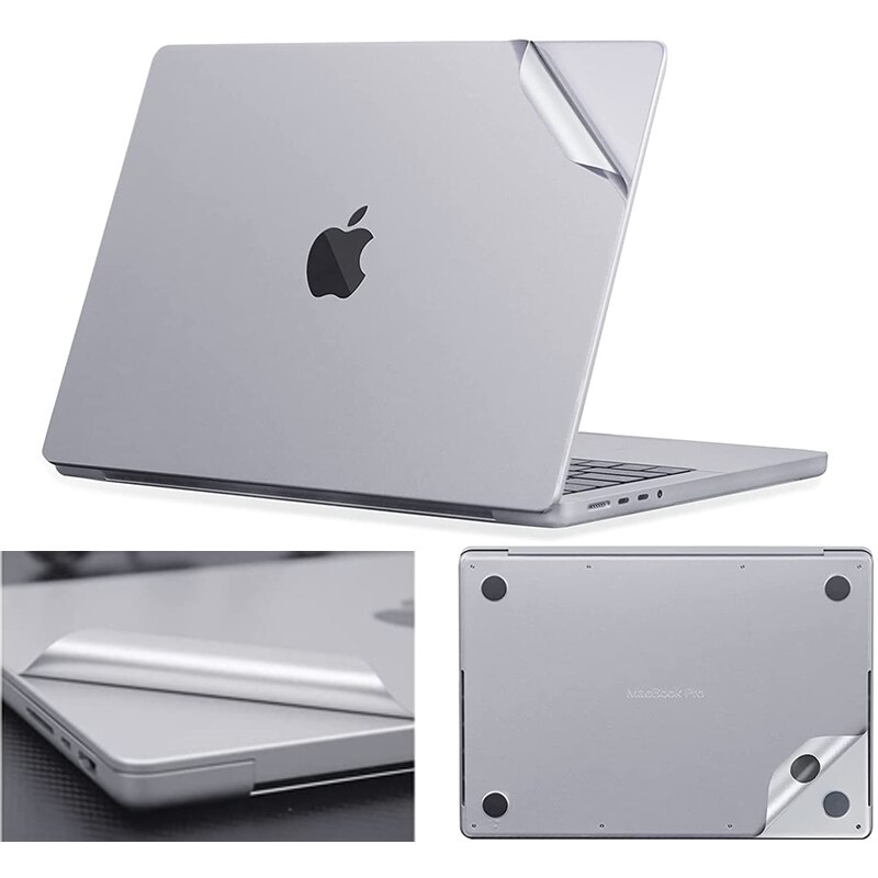 4 in 1 set Full Body Sticker Film for MacBook Pro 14 16 M1 Pro Max A2442 A2485 Touchpad Film with Palm Rest Skin Protective