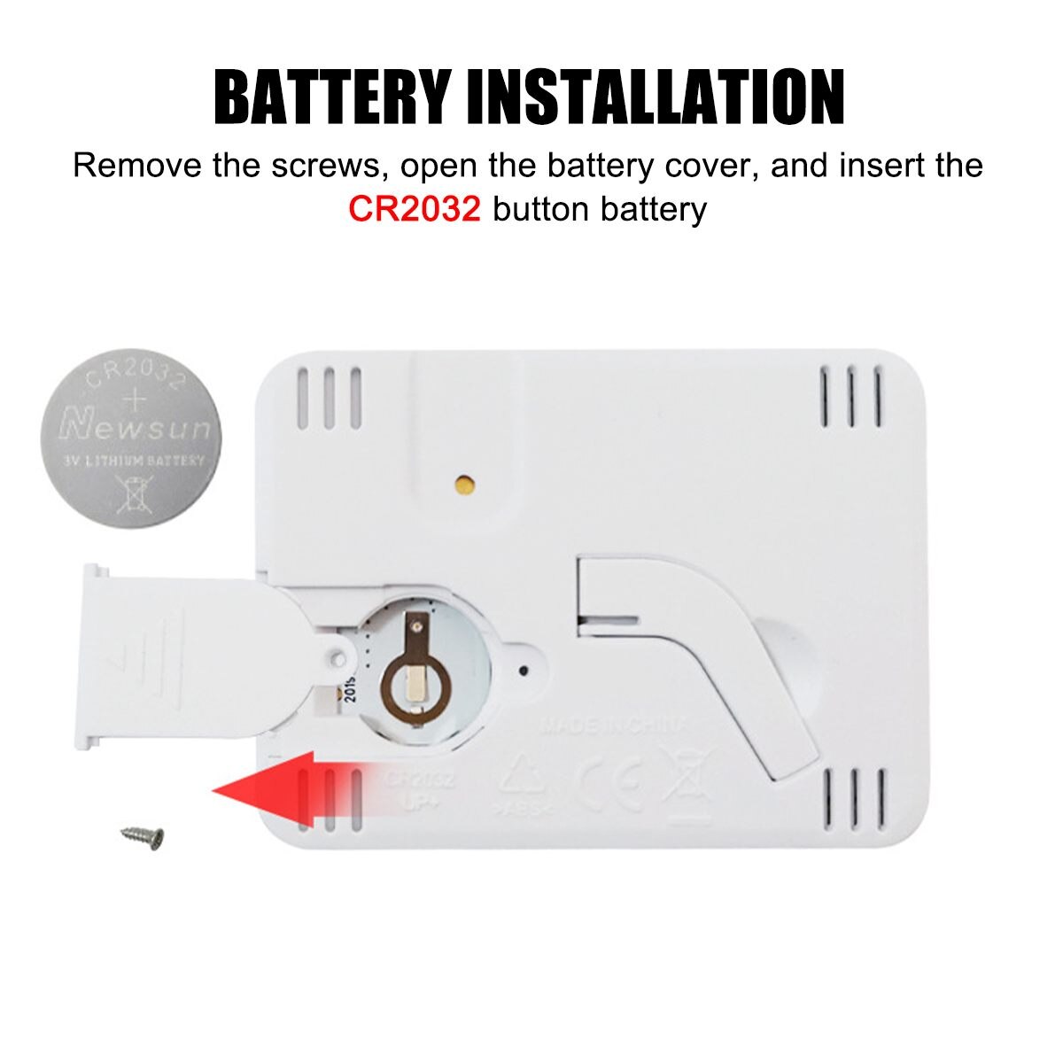 Modern Digital Clock Desktop Led Alarm Clock Temperature Humidity Electronic Table Clock