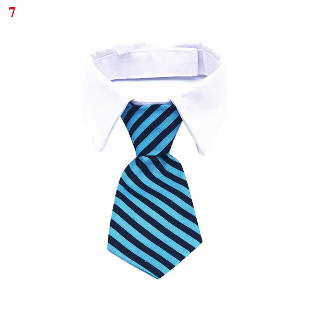 Cravate réglable pour chien et chat, 1 pièce, jouet pour chiot, nœud papillon, collier, vêtements adorables, accessoires pour animaux de compagnie: 7 / L