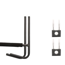 Outdoor kayak bracket surfboard wall rack canoe rack wall rack courtyard iron rack