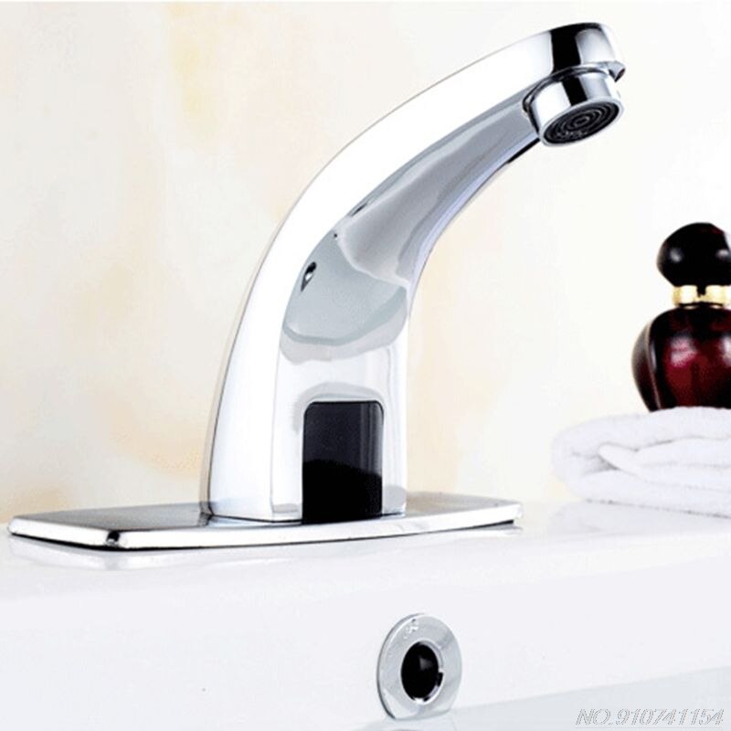1 Set Infrared Sensor Faucet Automatic Touchless Sensor Faucets Inductive Water Tap Kitchen Bathroom Deck Mounted Taps D04 20