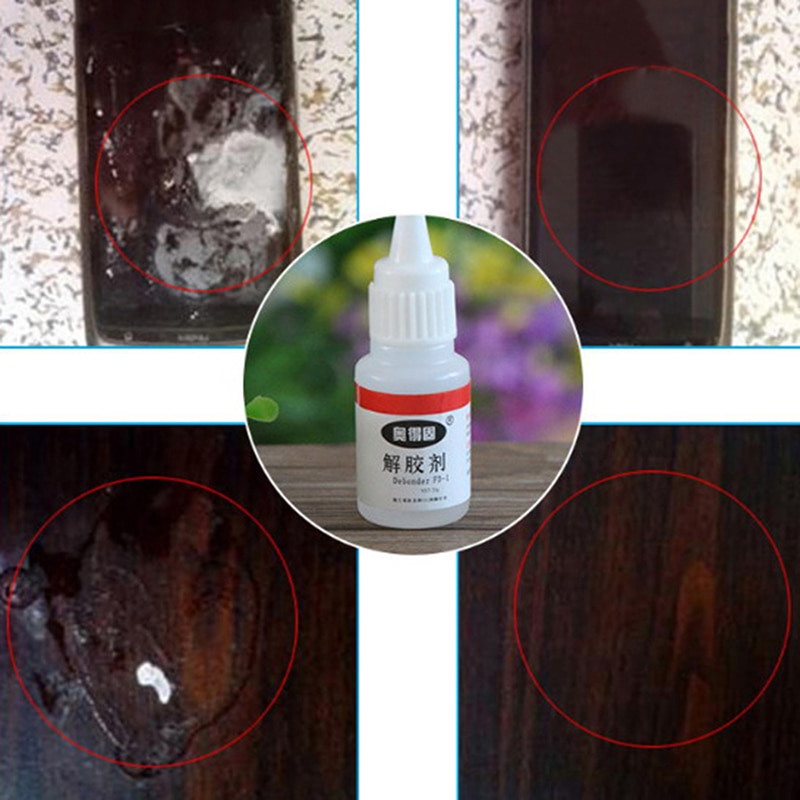 1PC 20g Liquid Glue Debonder Clean for Super UV Clear Epoxy Resin Foil Nail Polish Enamel 502 Textile Stationery Store