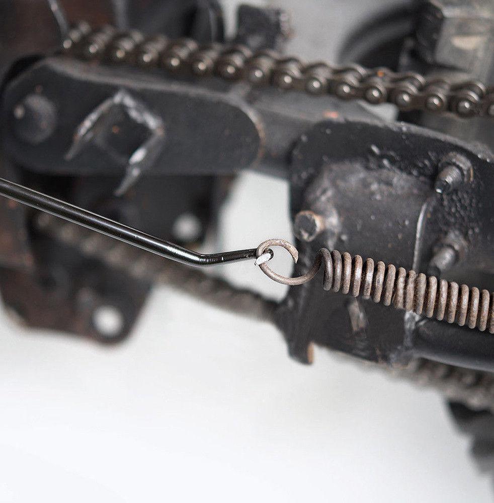 Pack of 3pcs Motorcycle Car Kart T-Handle Spring Hook Exhaust Stand Puller Stainless Steel Removing Tool