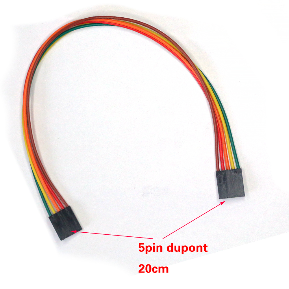 5pins Kabel Adapter Draad Harnas Xh2.54 Dupont Connector Naar Nul Delay Pc Ps Arcade Usb Board Sanwa Joystick Controller: Rood