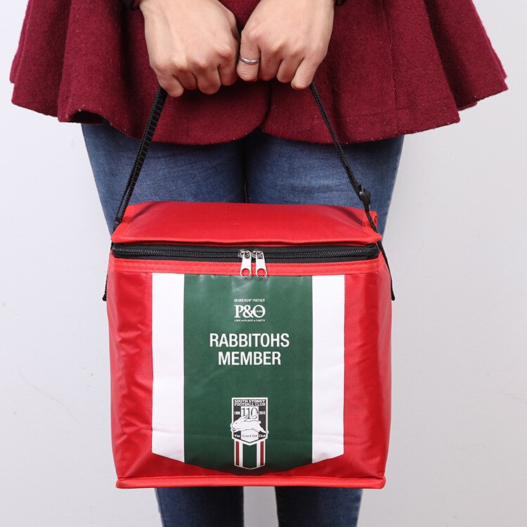 branded thermal cooler bags lunch insulated cool shoulder bags ice pack thermo picnic box food fresh vehicle insulation bags 9L