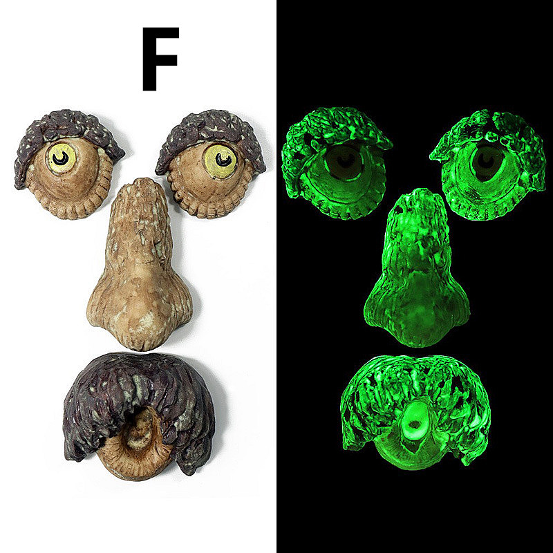 Funny Old Man Tree Face Hugger Garden Art Outdoor Tree Amusing Old Man Face Sculpture Whimsical Tree Face Garden Decoration: F