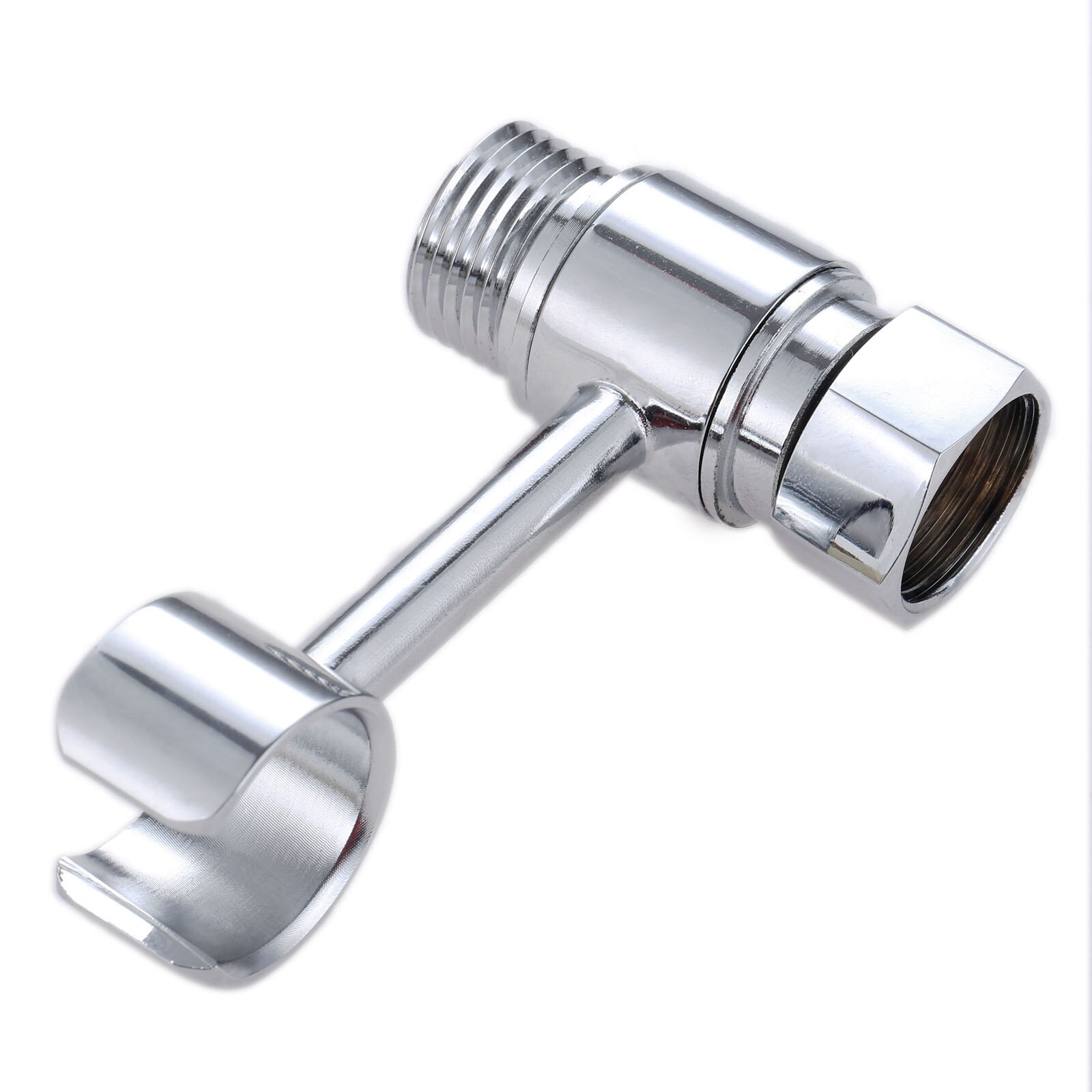 360 Degrees Rotatable Shower Head Holder Shower Stand/Hand Bathroom Showerhead Support Exempt From Drilling 1/2 Inch Thread