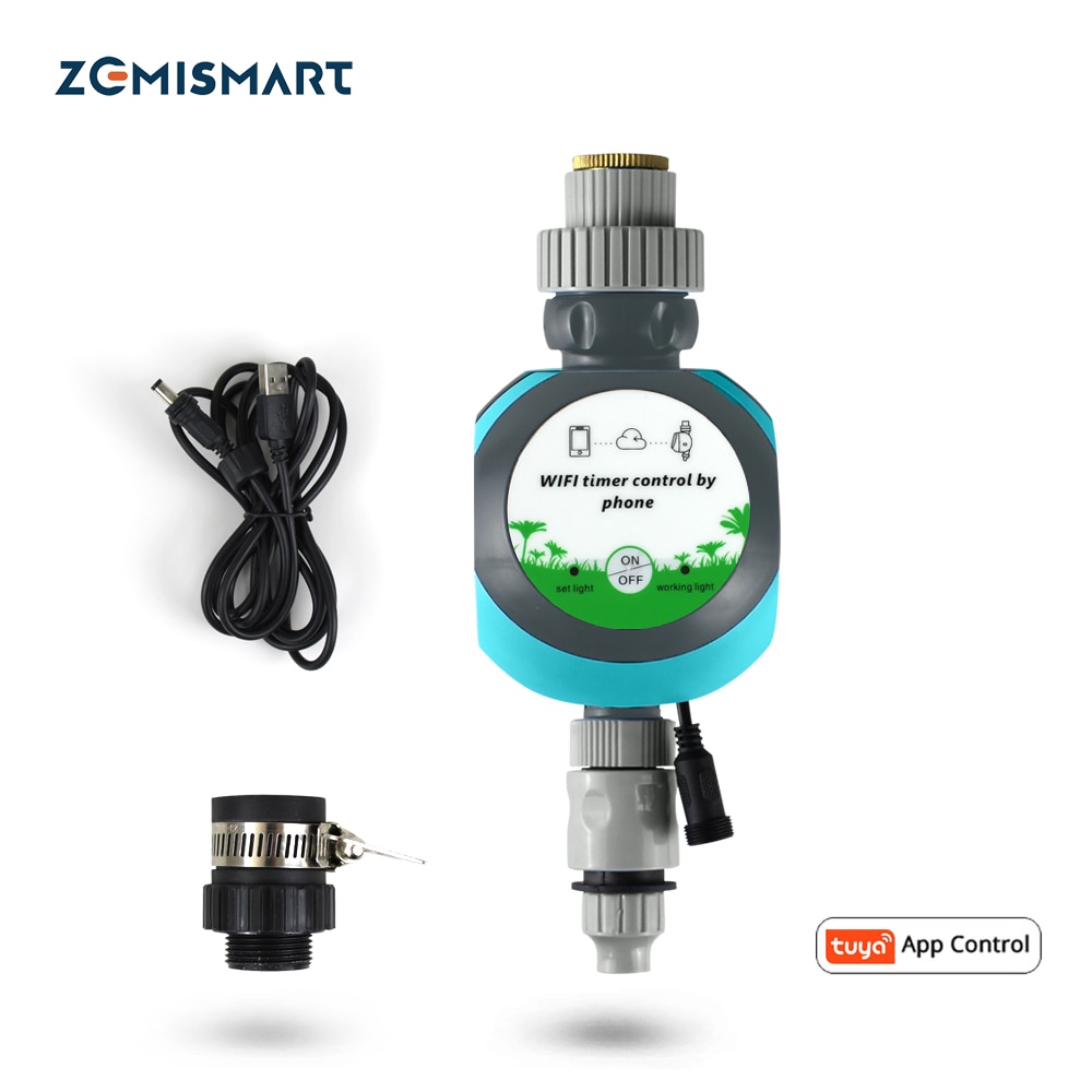 Tuya WiFi Smart Irrigation Electrical Watering Automatic Sprinkler Remote Garden System Timer Alexa Echo Google Home