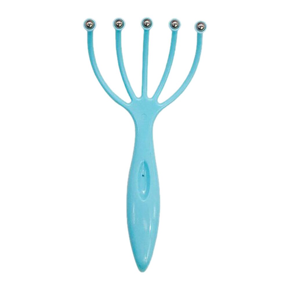 Scalp Massager Five-finger Massager Head Skin Relax Massage Tool Health Care Tool: Blue