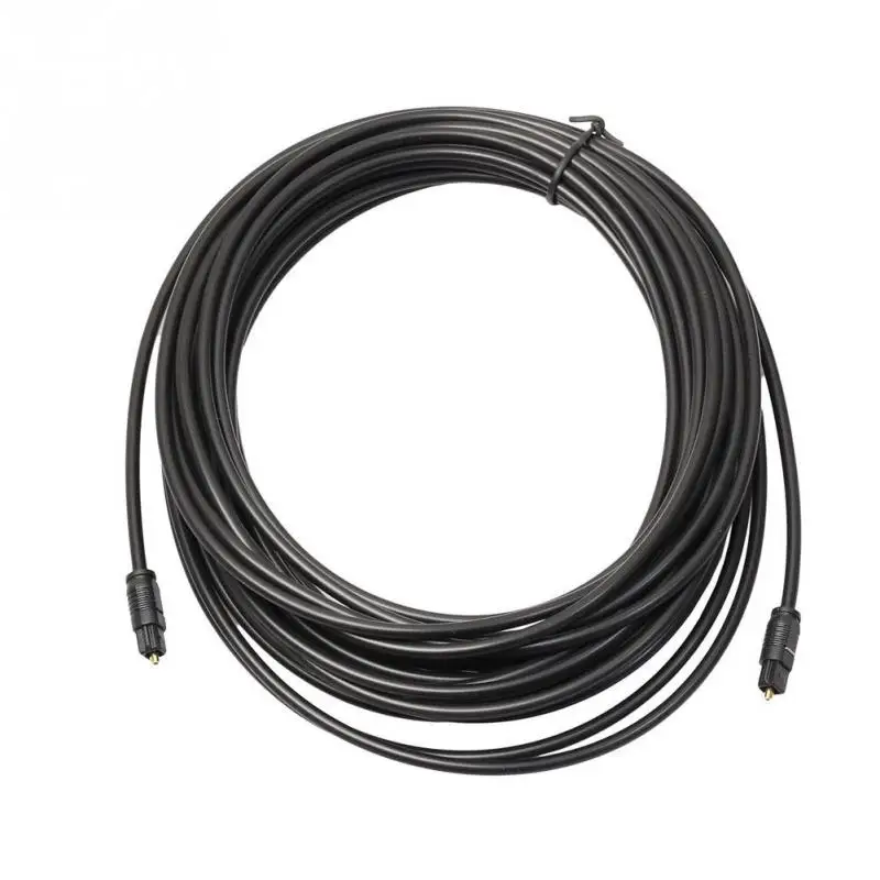Dla Toslink Pozłacany cyfrowy optyczny kabel audio 1m 1.5m 2m 3/5m 10m 15m 20m SPDIF MD DVD Pozłacany kabel Wysoka jakość #