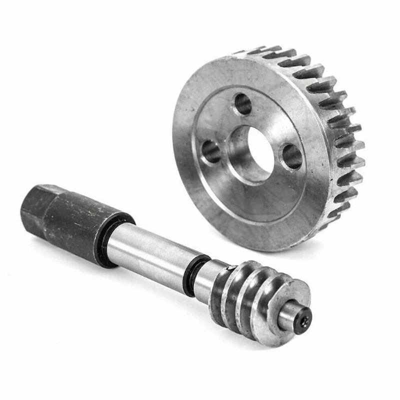Piezas de fresadora CNC: tornillo sin fin ajustable + engranaje de turbina para herramienta de fresado Bridgeport