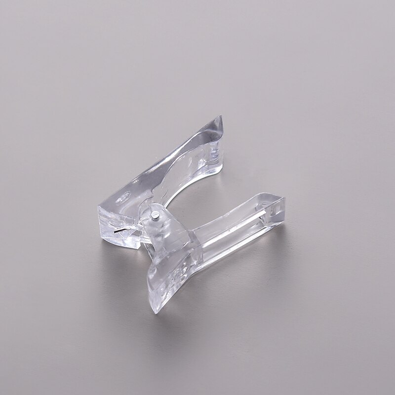 10 Stck transparent Poly Nagel Gel Schnell Gebäude fest Clip Finger Erweiterung UV LED Acryl Baumeister Nagel Rest