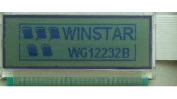 1pcs compatibel met wg12232b wg12232-b lcm12232B GFE122032E RG12232B3 18Pin Geel groen display