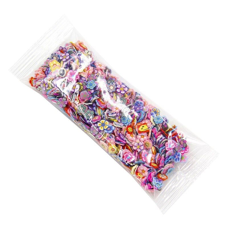 1000 sztuk gliny żywicy napełniania Craft owoce liść kwiat wzór kolorowe mieszane wypełniacz dla DIY biżuteria z żywicy epoksydowej zdobienie paznokci dekoracje: 2