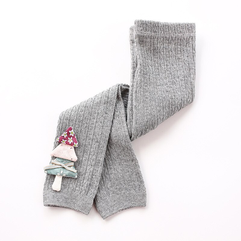 Baby Herfst Winter Panty Baby Peuter Kid Meisje Geribbelde Kousen Katoen Warm Panty Solid Candy Kleur Strakke 0-5Y: Grijs / 1-2Y