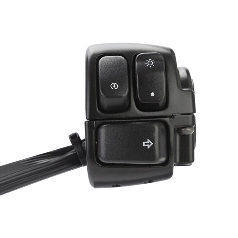 Motorfiets stuurschakelaar koplamp claxon richtingaanwijzer schakelaar voor dyna softail sportster 1996