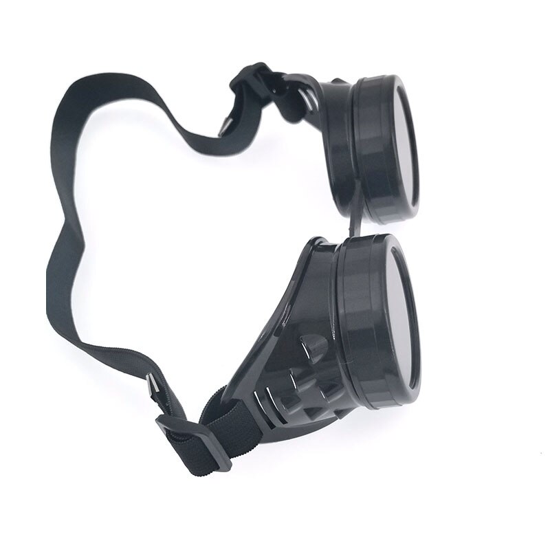 Tungmetall steampunk motorcykelglasögon gotisk stil drivglasögon skyddsglasögon för cosplay halloween dekorationer