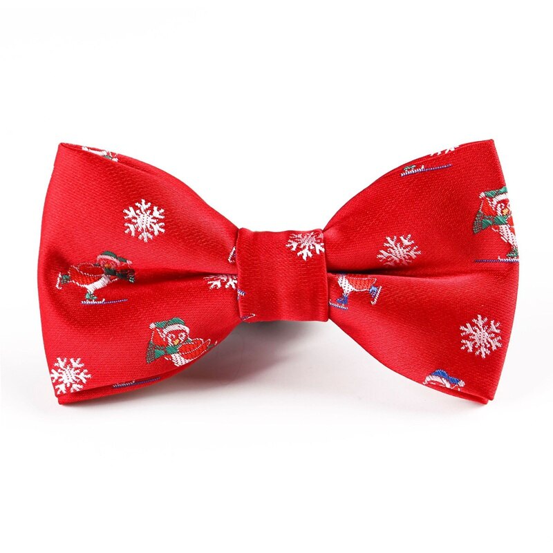 Christmas Bow Tie Children Snowflake Tree Xmas Pattern Bowtie For Boys Kids Size 9cm*5cm BowTies: ZY-BB056